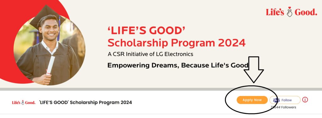 Life Good Scholership Form 2024