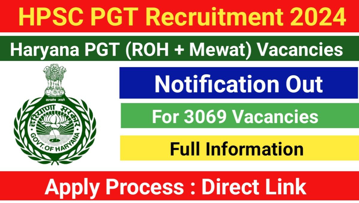 HPSC PGT Vacancies 2024