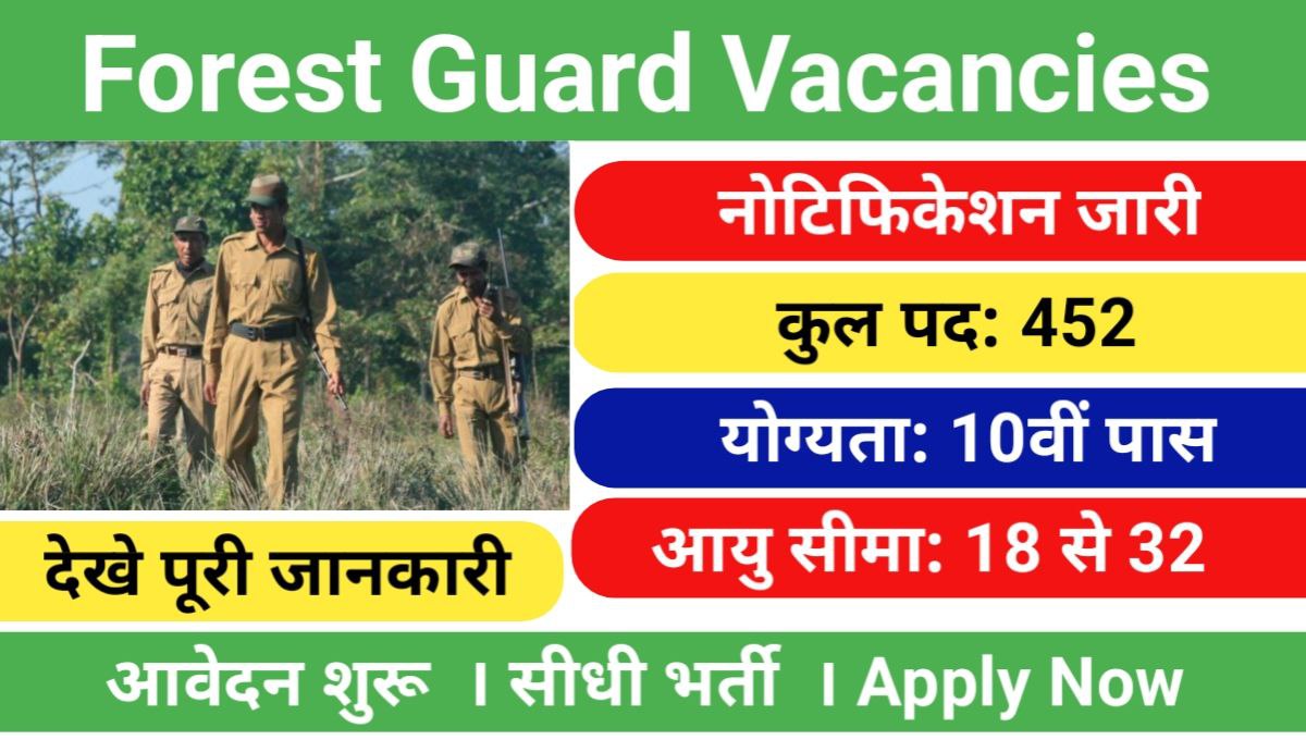 Forest Guard Vacancies 2024