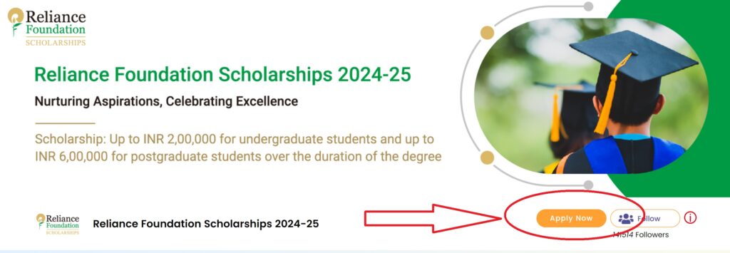 Reliance Foundation Undergraduate Scholarship 2024